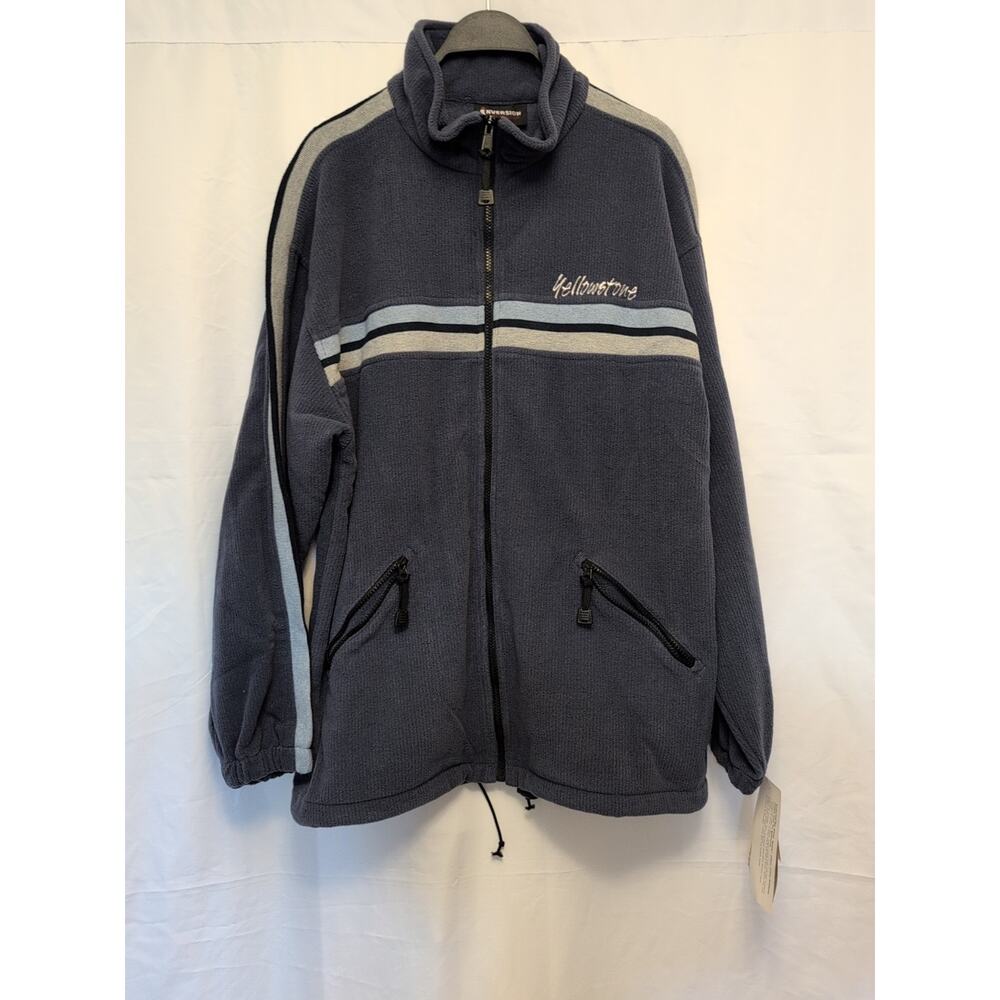 Inverson Snowboard M NWT Gray YELLOWSTONE Zipper Sweater Jacket MSRP $75